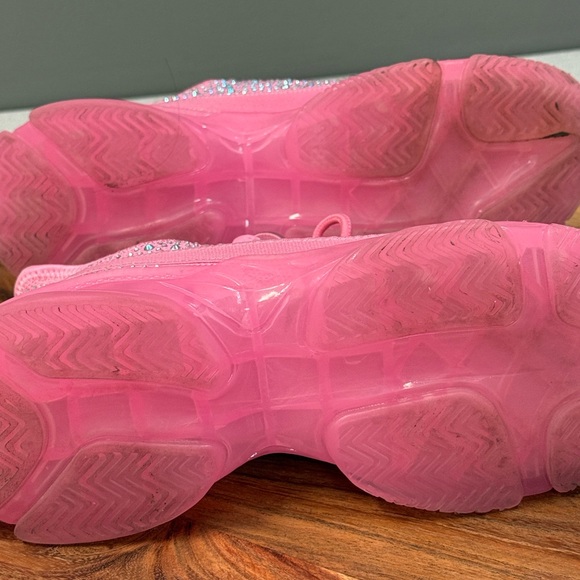 Sparkly Pink Sneakers‎ by Belos  Size 8 Memoryfoam - Picture 4 of 8